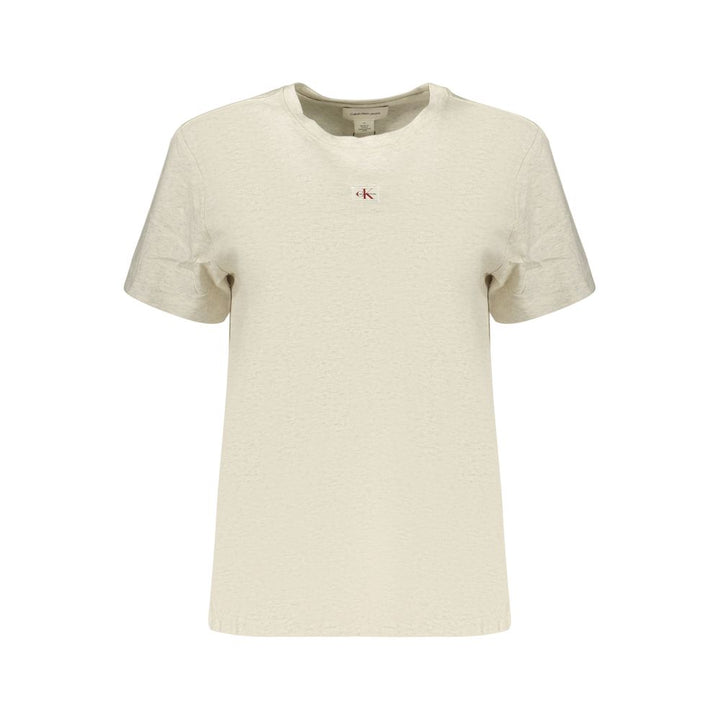 Calvin Klein Gray Cotton Women's T-Shirt