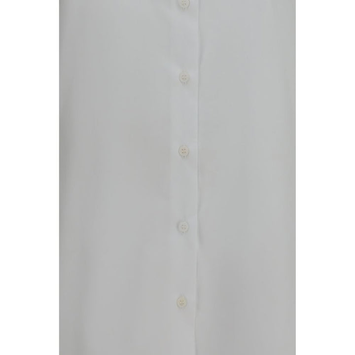 Ermanno Scervino White Cotton Dress Shirt