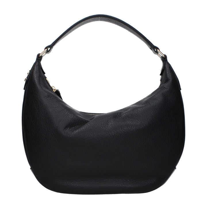 Jimmy Choo Black Leather Shoulder Bag