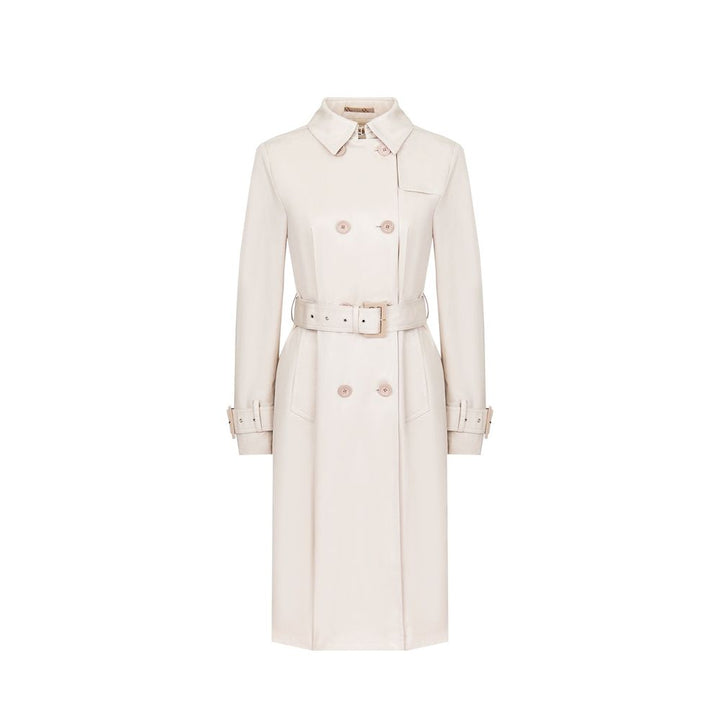 Herno White Cotton Coat