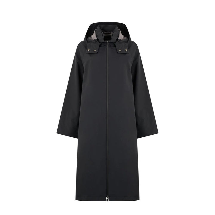 Herno Black Polyester Coat