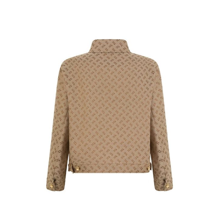 Herno Brown Cotton Denim Jacket