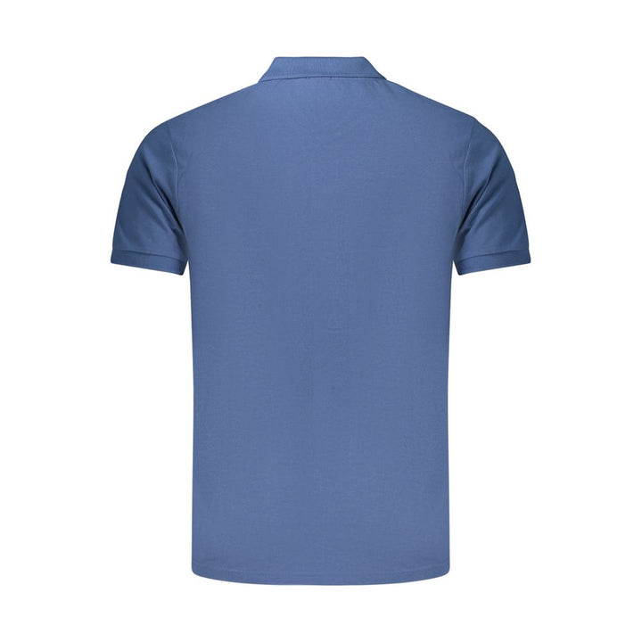 Rifle Blue Cotton Men's Polo Shirt