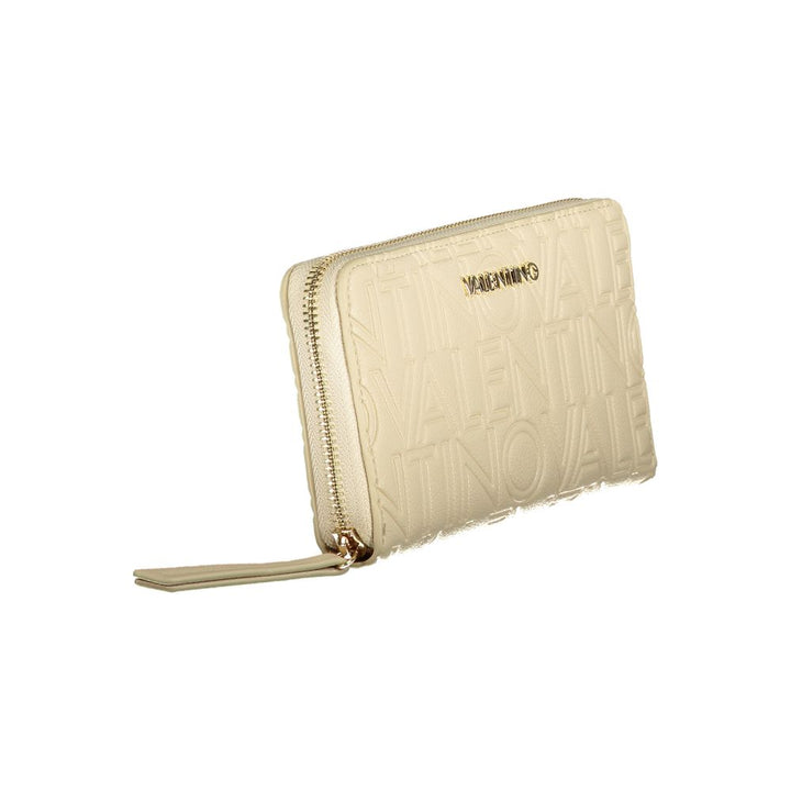 Valentino Beige Polyurethane Women's Wallet