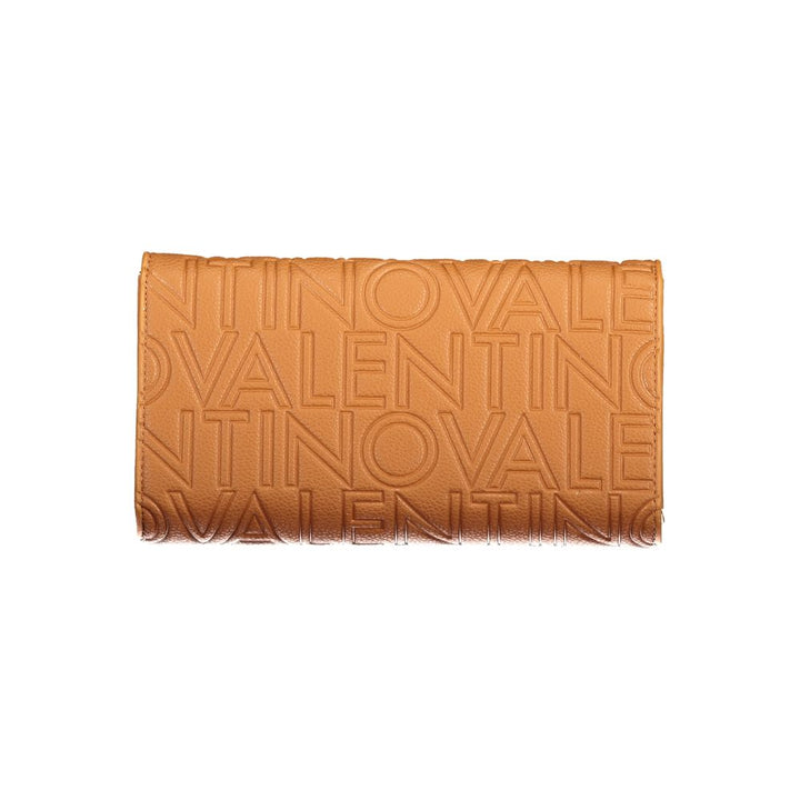 Mario Valentino Brown Polyurethane Womens Wallet