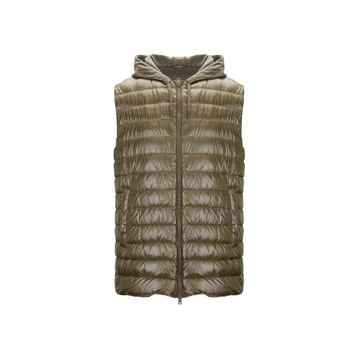 Herno Bicolor Polyamide Sleveless Jacket
