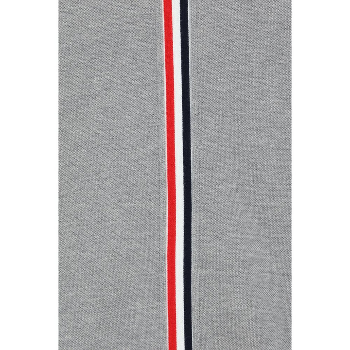 Thom Browne Gray Cotton Long Sleeve T-Shirt