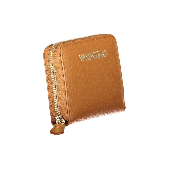 Valentino Brown Polyethylene Wallet