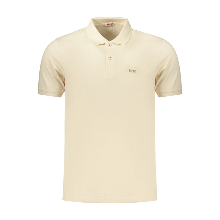 Rifle Beige Cotton Men's Polo