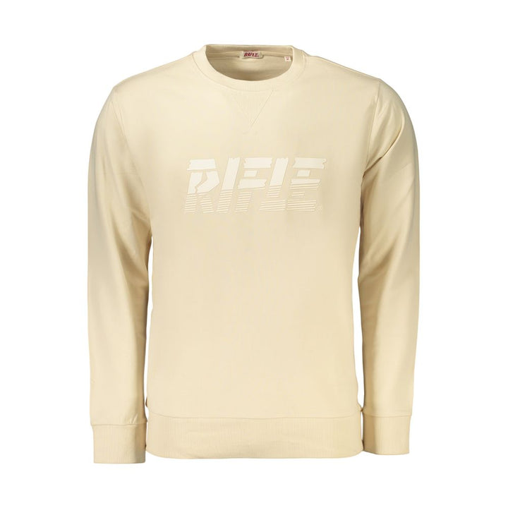 Rifle Beige Cotton Men's Sweatshirt