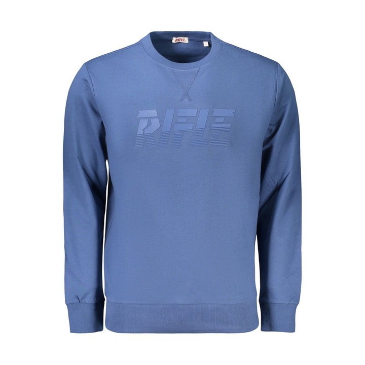 Rifle Blue Cotton Men's Sweatshirt