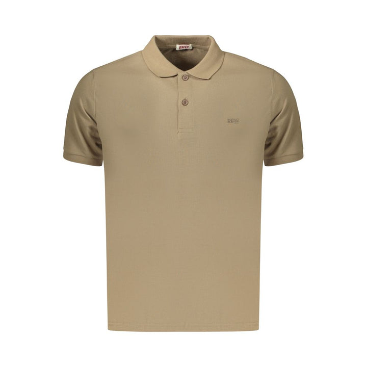 Rifle Brown Cotton Men's Polo Shirt