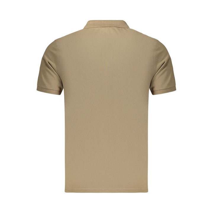 Rifle Brown Cotton Men's Polo Shirt