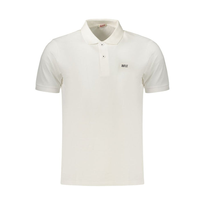 Rifle Bianco Cotton Men's Polo