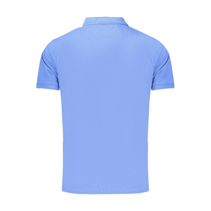 Rifle Blue Cotton Men's Polo Shirt