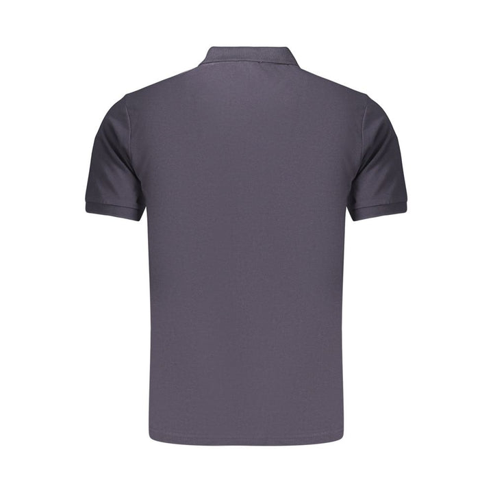 Rifle Blue Cotton Men's Polo