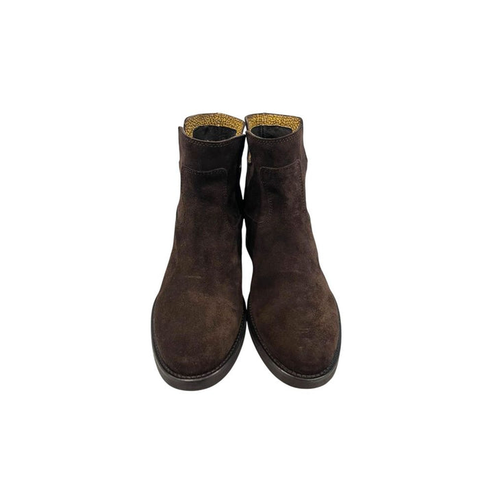 Borbonese Brown Leather Women Boot