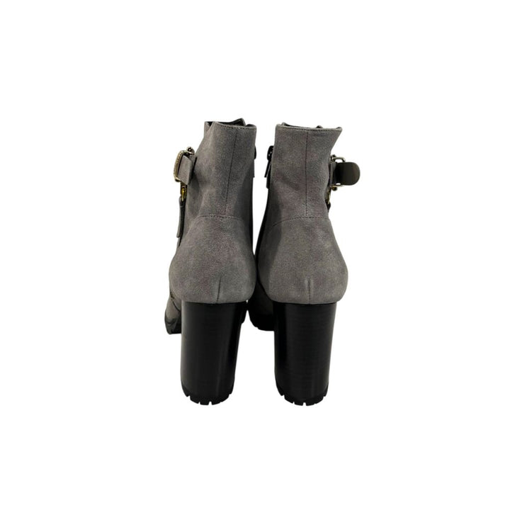 Borbonese Grey Leather Women Boot