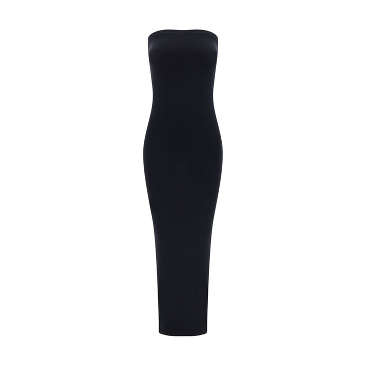 Wolford Black Cotton Cocktail Dress