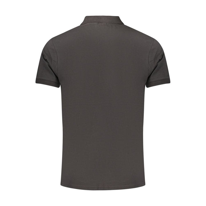 Rifle Black Cotton Men's Polo Shirt