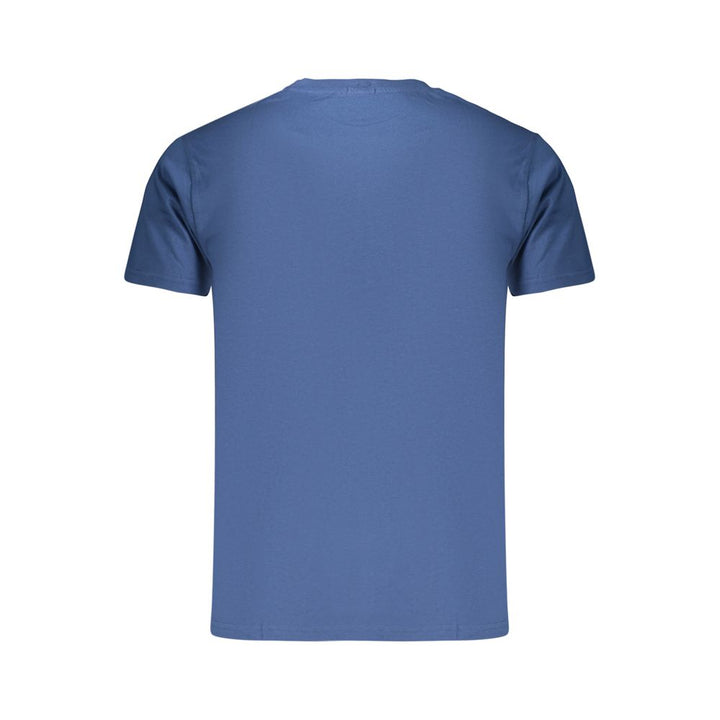 Rifle Blue Cotton Men's T-Shirt