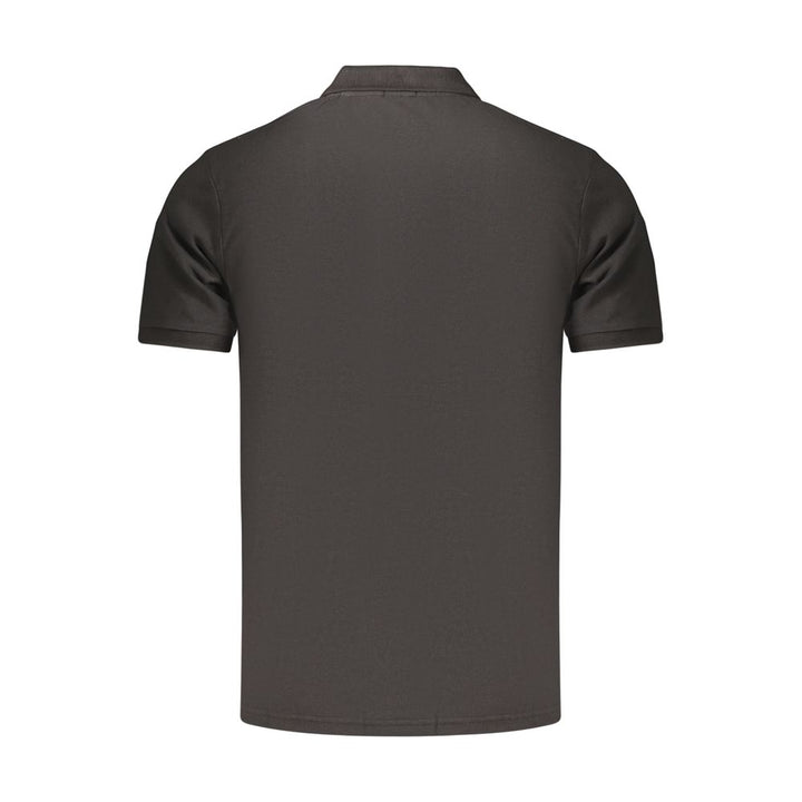 Rifle Black Cotton Men's Polo