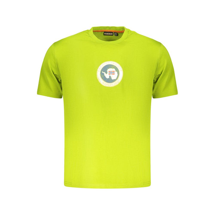 Napapijri Green Cotton Men's T-Shirt