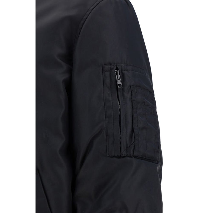 Moschino Black Polyamide Bomber