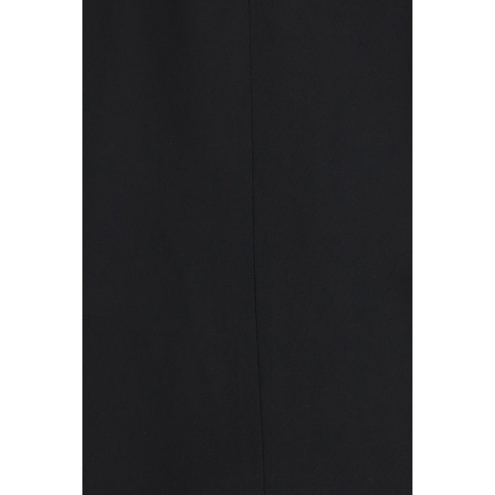 Calvin Klein Black Viscose Full-Length Jacket