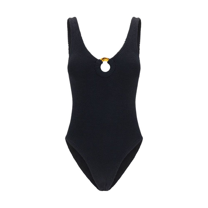 Hunza G Black Polyamide One-Piece Swimsuit