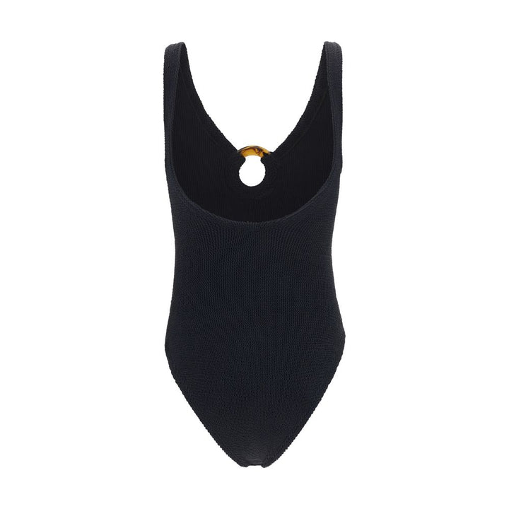Hunza G Black Polyamide One-Piece Swimsuit