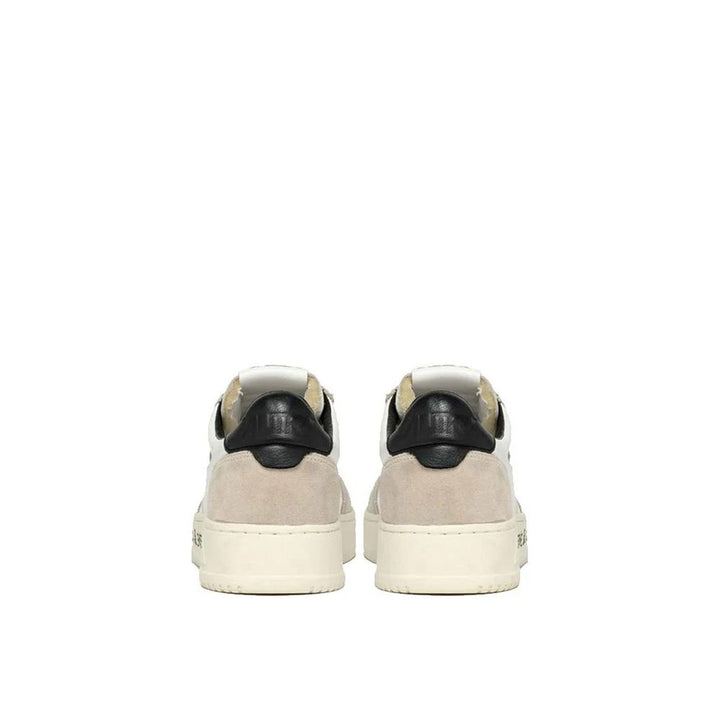 Autry White Goatskin Low Top Sneakers