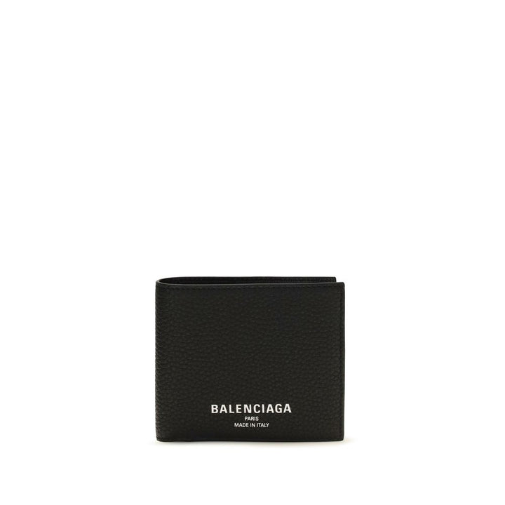 Balenciaga Black Calf Leather Bos Taurus Wallet