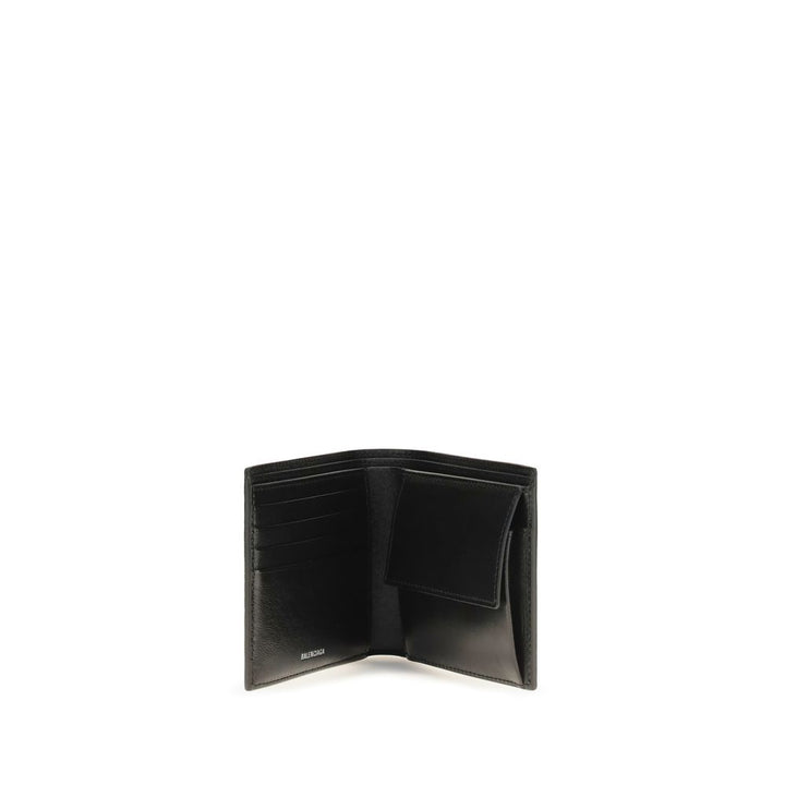 Balenciaga Black Calf Leather Bos Taurus Wallet