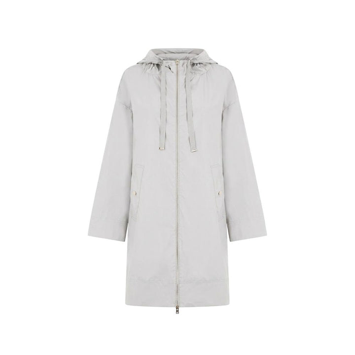 Herno Gray Elastane Coat