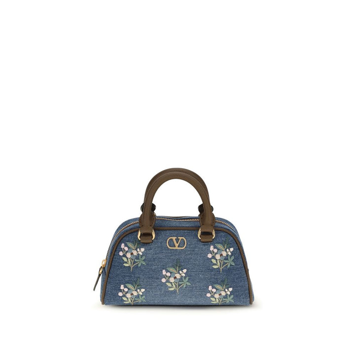 Valentino Garavani Blue Cotton Handbag