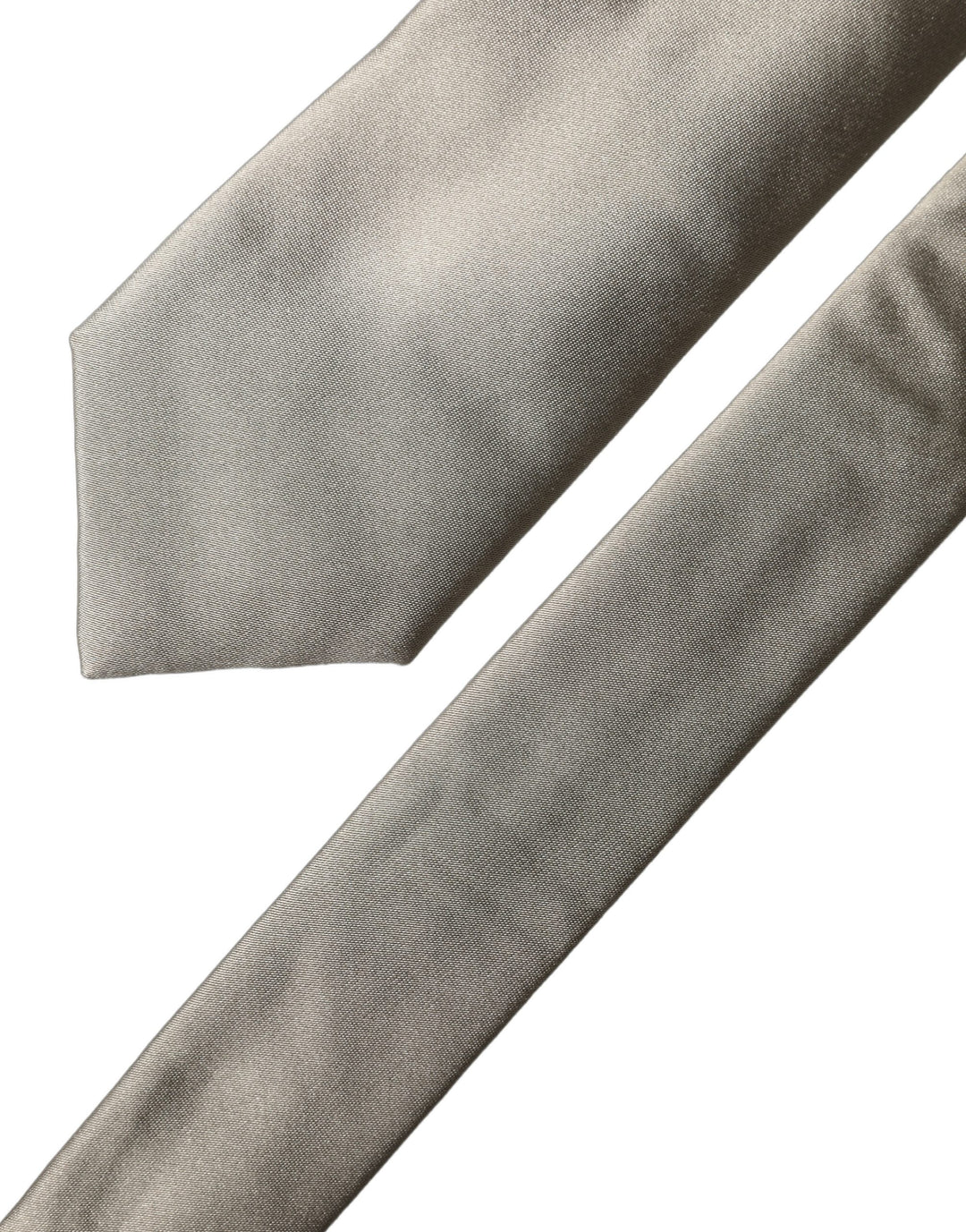 Dolce & Gabbana White Tattoo Floral Silk Adjustable Men Tied Necktie Tie