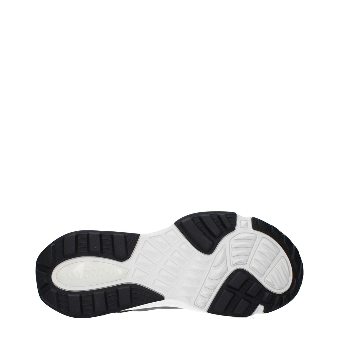 Valentino Garavani Gray Fabric Athletic Sneakers