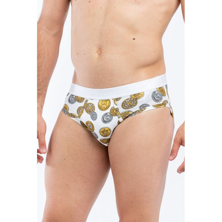 Moschino White Cotton Briefs