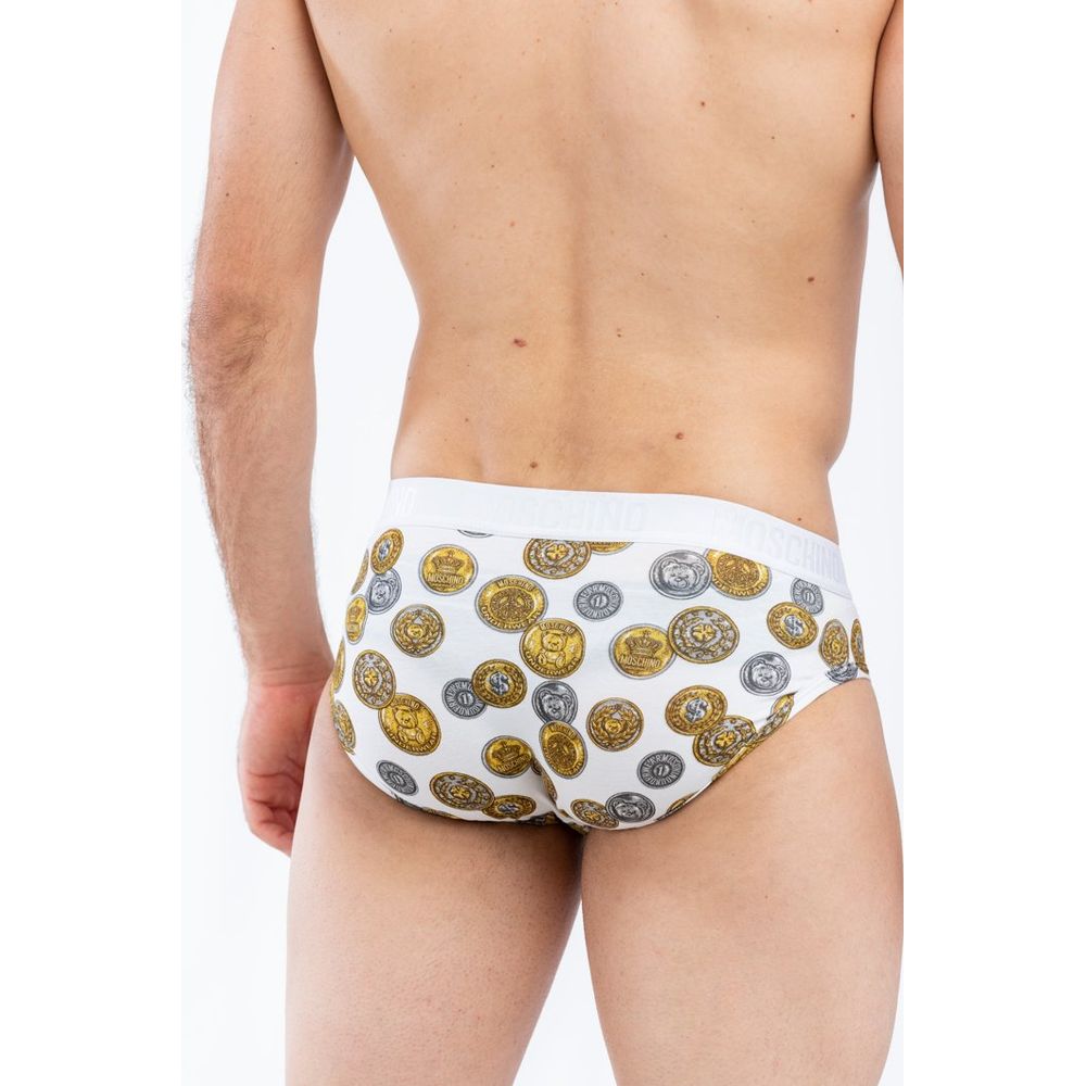 Moschino White Cotton Briefs