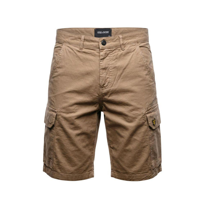 Lyle & Scott Beige Cotton Bermuda Shorts