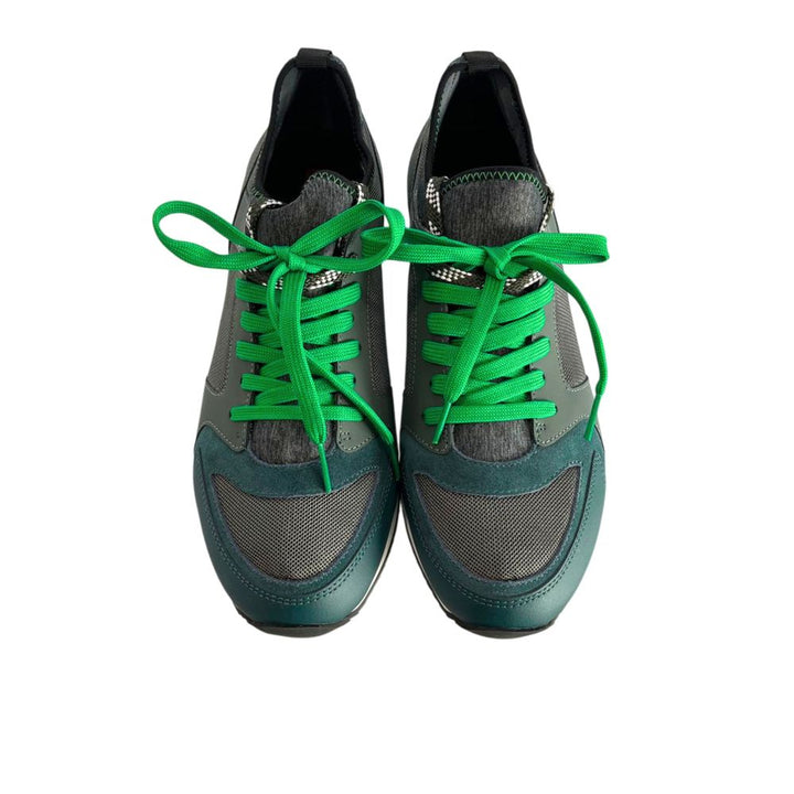 Borbonese Green Rubber Men Sneaker