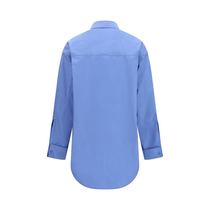 Balenciaga Blue Cotton Shirt