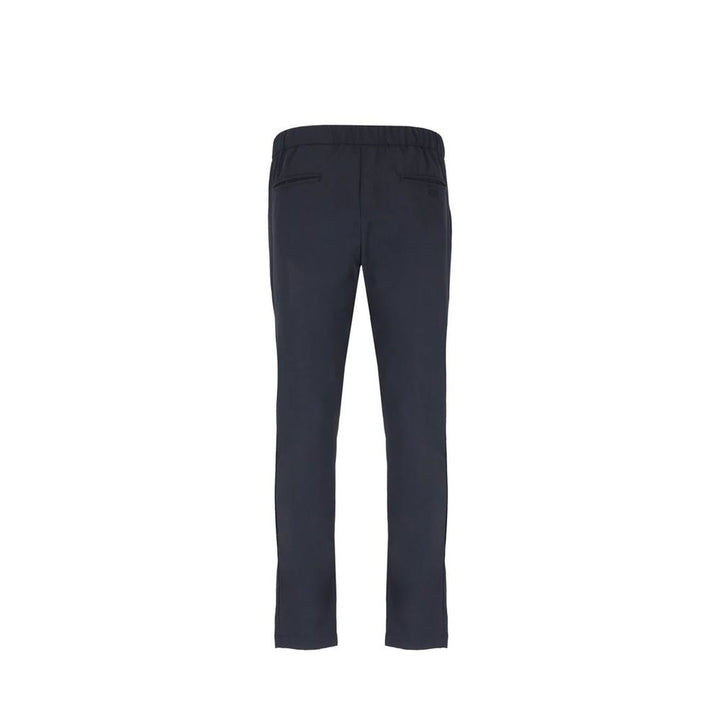 Herno Blue Elastane Casual Pants