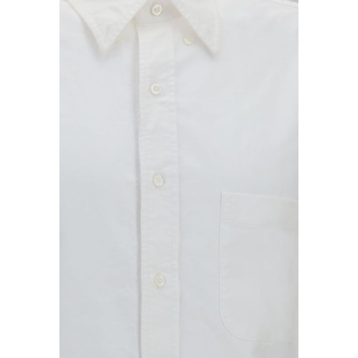Thom Browne White Cotton Shortsleeve Shirt