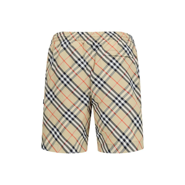 Burberry Beige Polyamide Swim Shorts
