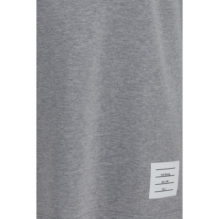 Thom Browne Gray Cotton T-Shirt