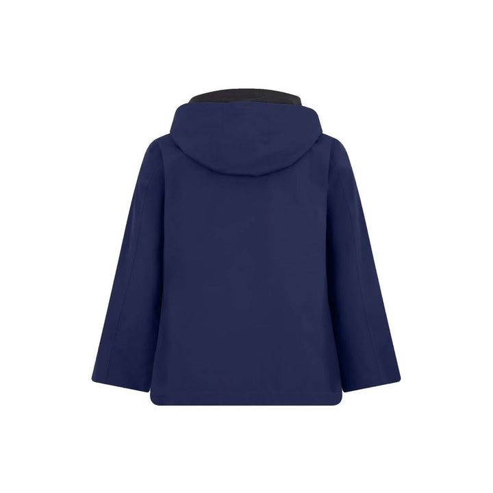 Herno Blue Polyester Rain Coat