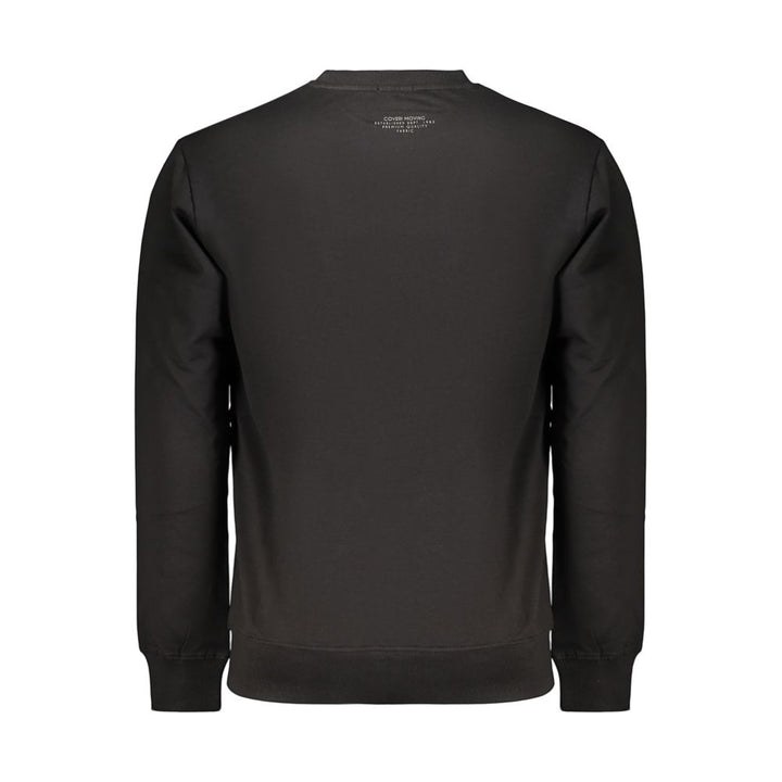 Coveri Moving Black Cotton Men's Sweatshirt