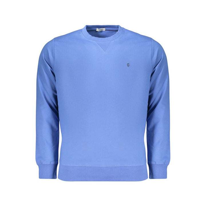 Coveri Moving Blue Cotton Men's Sweatshirt